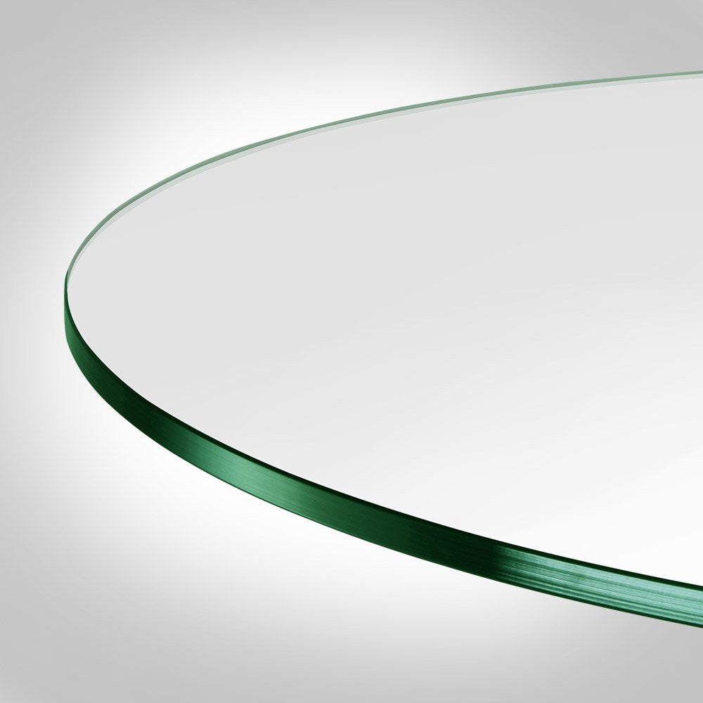 Dulles Glass 20' Round Glass Table Top - Tempered - 1/4' Thick - Flat Polished
