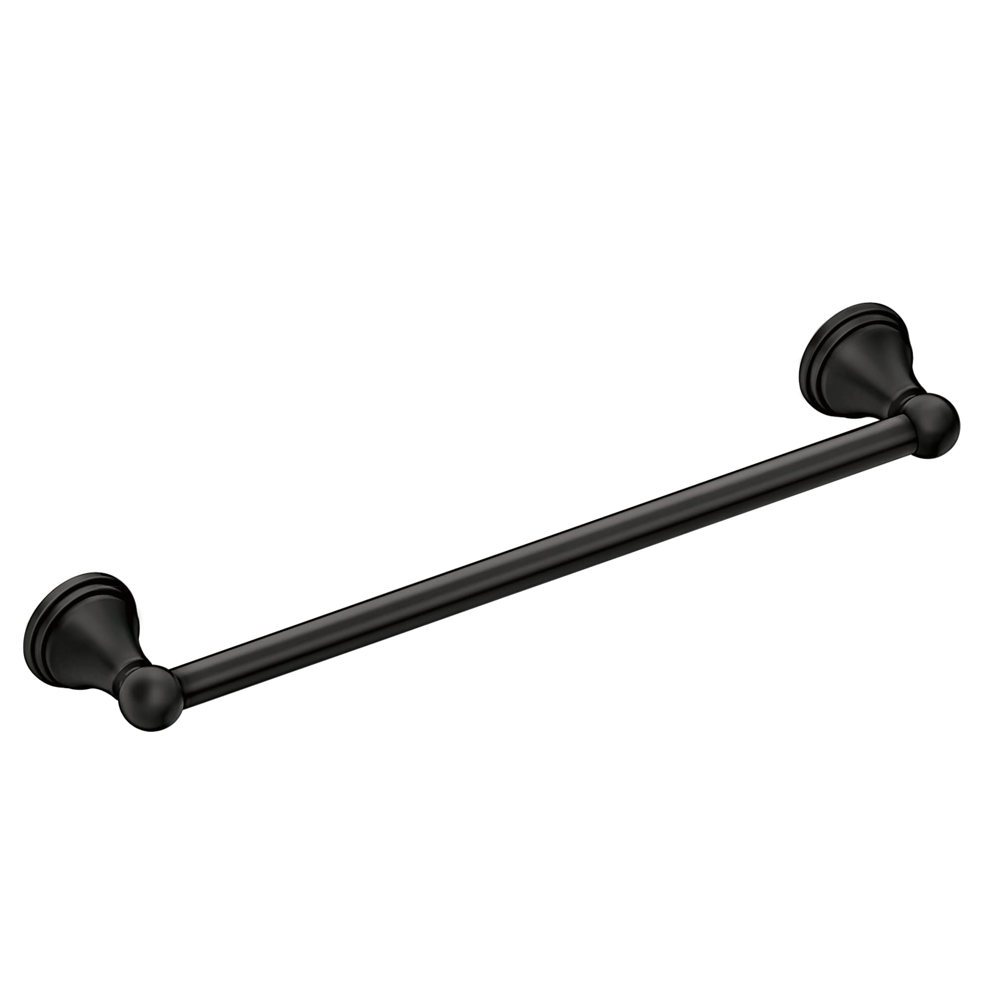 Moen Preston Matte Black 18 Inch Towel Bar, DN8418BL