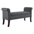 Indie Storage Charcoal Bench