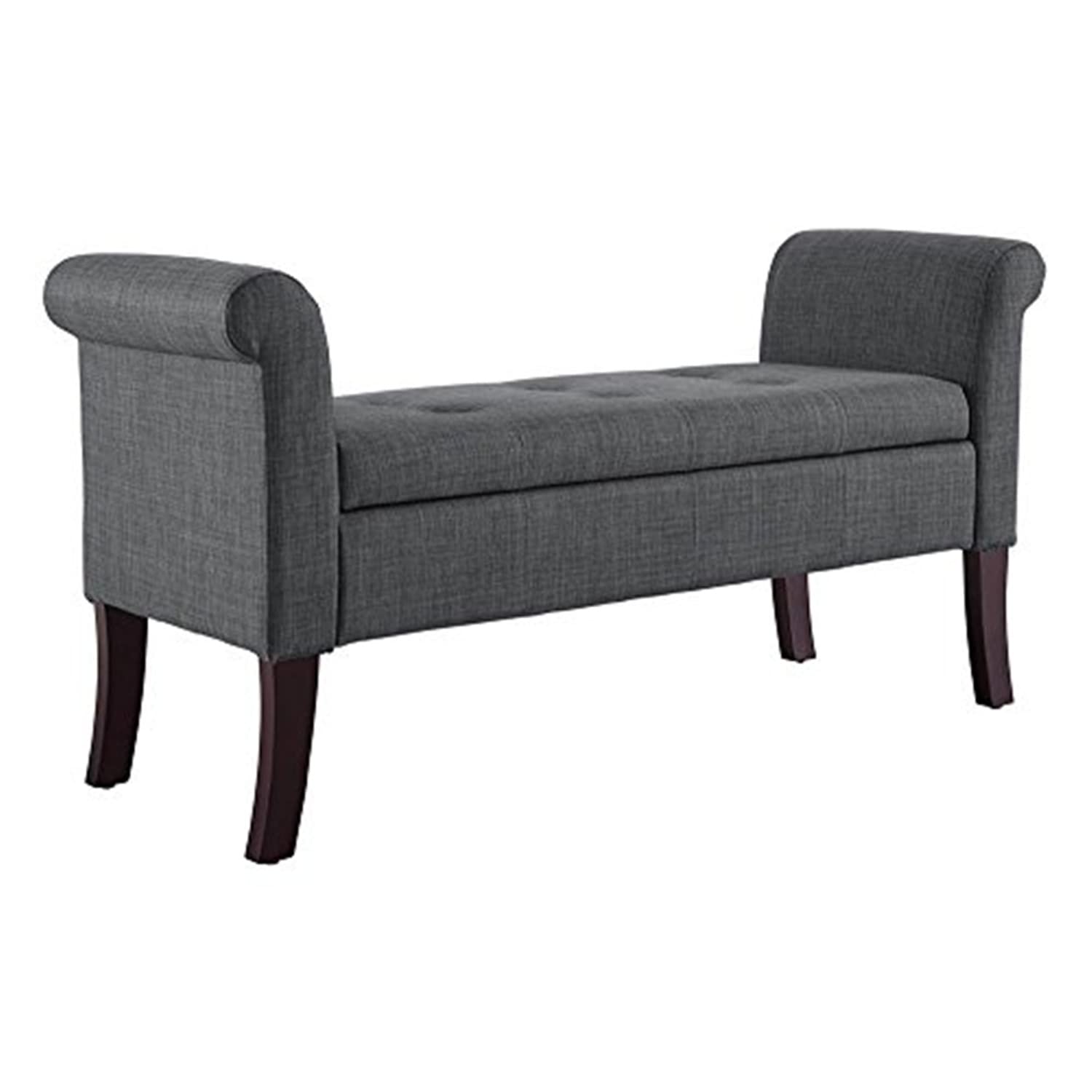 Indie Storage Charcoal Bench