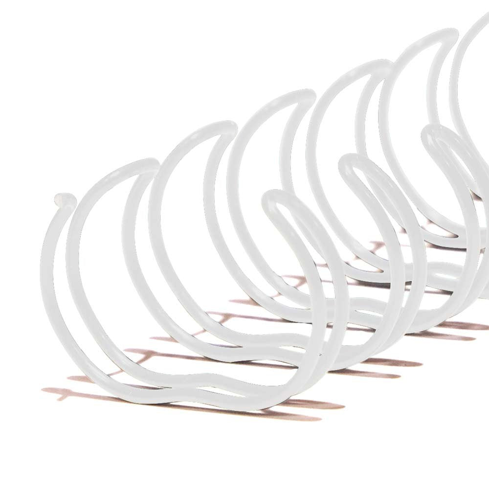 Trubind 6Mm (1/4 In.) Double Loop Binding Spines | 11 In. Length For Letter Size Or Smaller Projects | 2:1 Pitch | 30 Sheet Bind