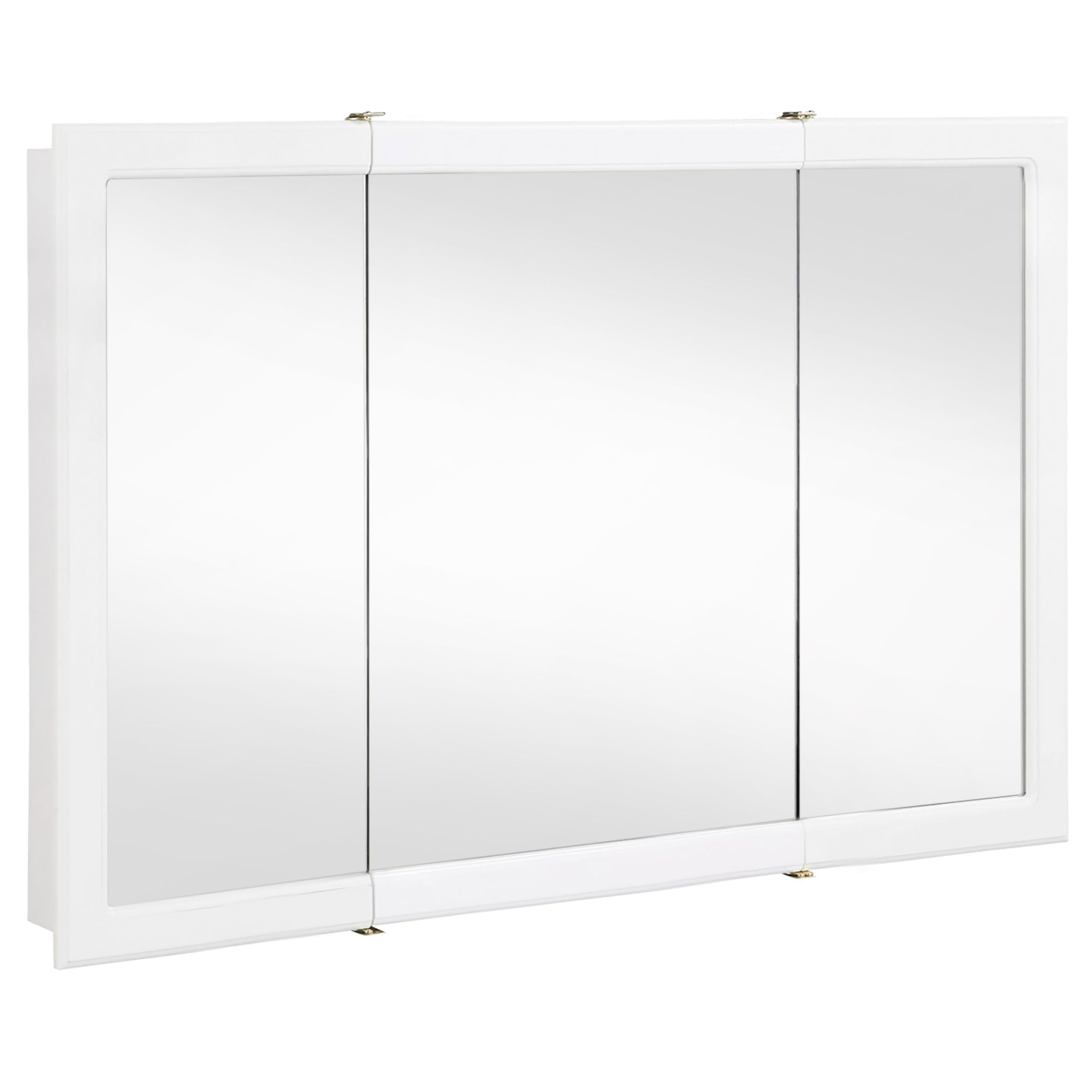 Design House 531459-WHT Concord Medicine Cabinet Durable White Frame Bathroom Wall Cabinet with Mirrored Doors, 48-Inch, White