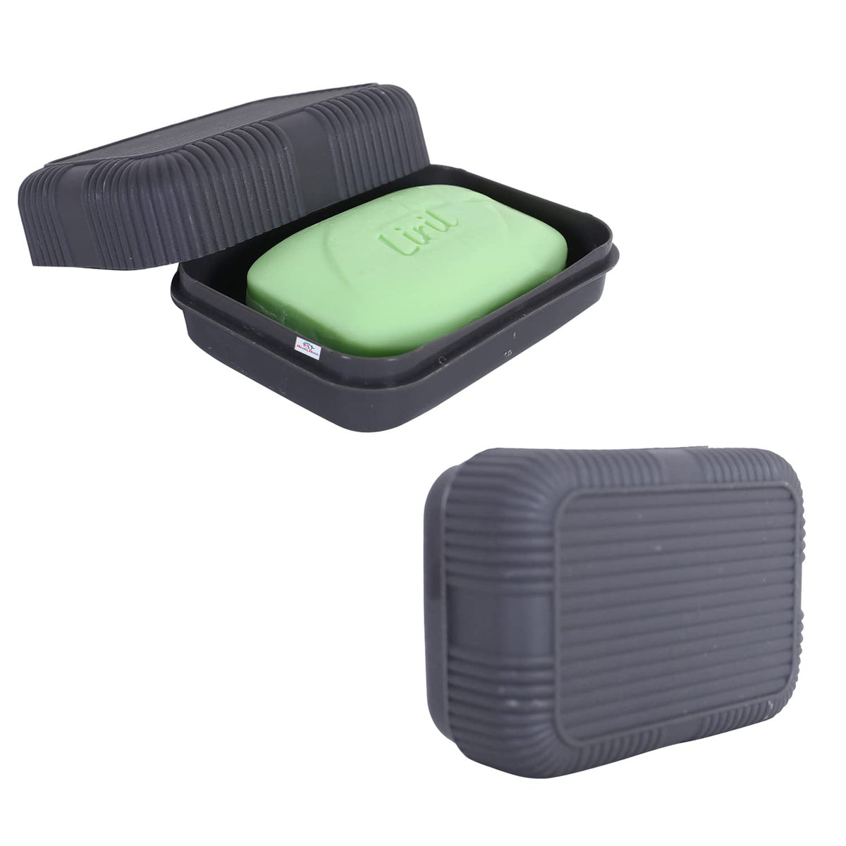 Heart Home Pack Of 2 Soap Holder For Bathroom | Portable Plastic Self Draining Soap Holder | Leakproof Soap Box For Bathroom, Ou