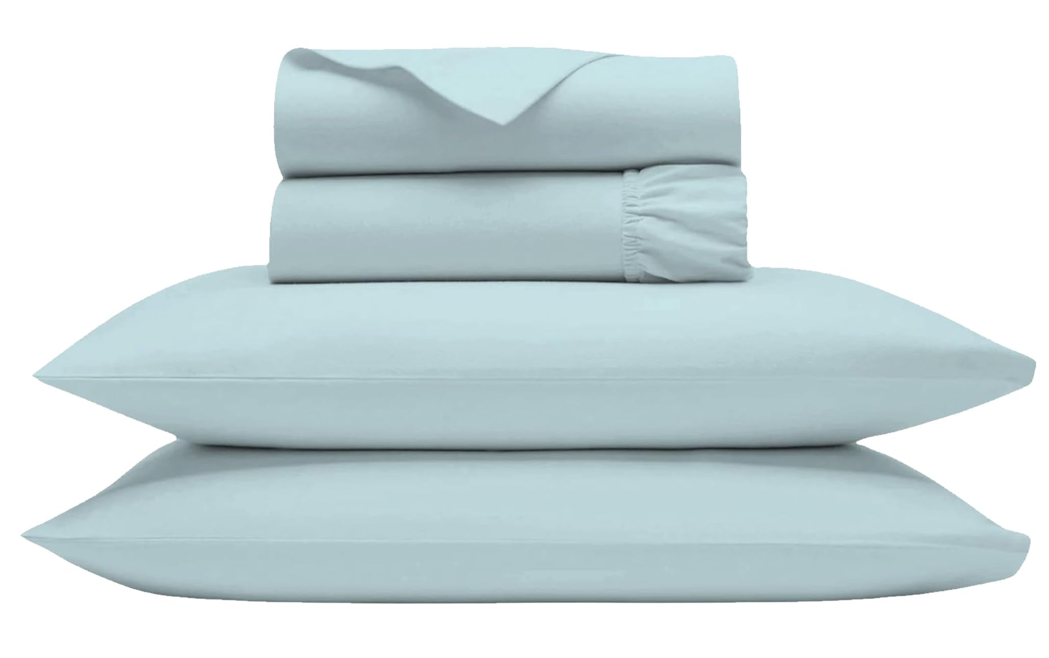 Bluemoon Homes 1000 Thread Count Egyptian Cotton Sheets Queen Size 4 Piece Sheet Set, Soft Sateen Cooling Bedding Set, Long Stap