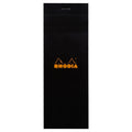 Rhodia Shopping List Pad, No8, Squared - Black