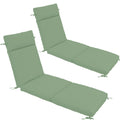 Chaise Lounge Cushion 80X26X3 Inch - Set Of 2 Outdoor Lounge Chair Cushions, Lounger Pad Replacement With Fade-Resistant, Remova