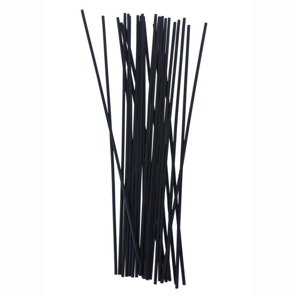 50pcs Diffuser Refill Black Reed Sticks 12 inch x 4 mm Home Fragrance Accessories Diffuser Oil Refill Reed Diffuser Set Office D
