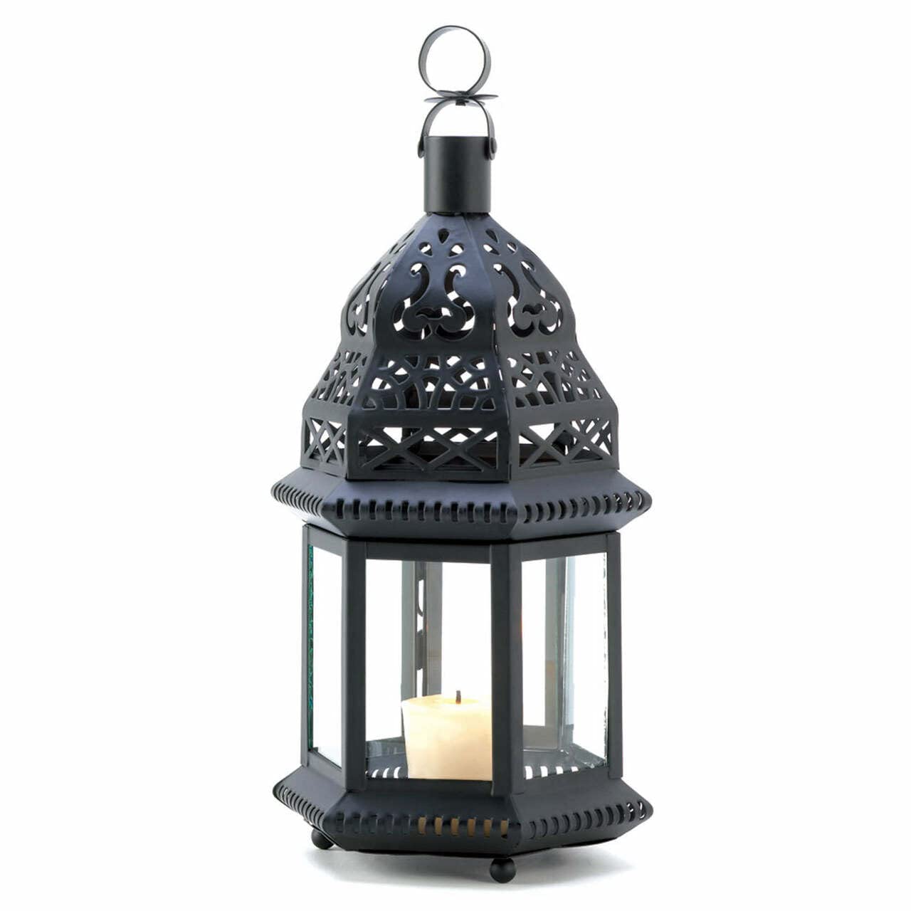 Gallery of Light D1082 Moroccan Birdcage Lantern, Multicolor