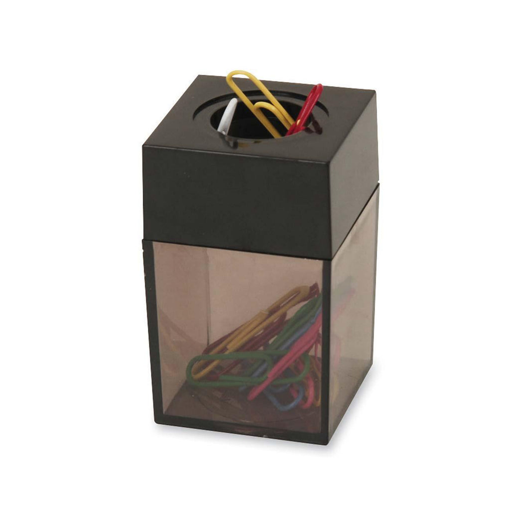 Business Source 11796 Paper Clip Holder, Smoke, 1 Each