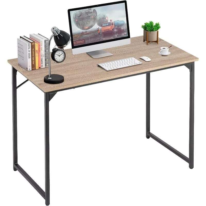Adjustable Height Computer Desk: Modern Home Office Writing Table With Sturdy Build For Work & Study (32, 39, 47 Inch Options)