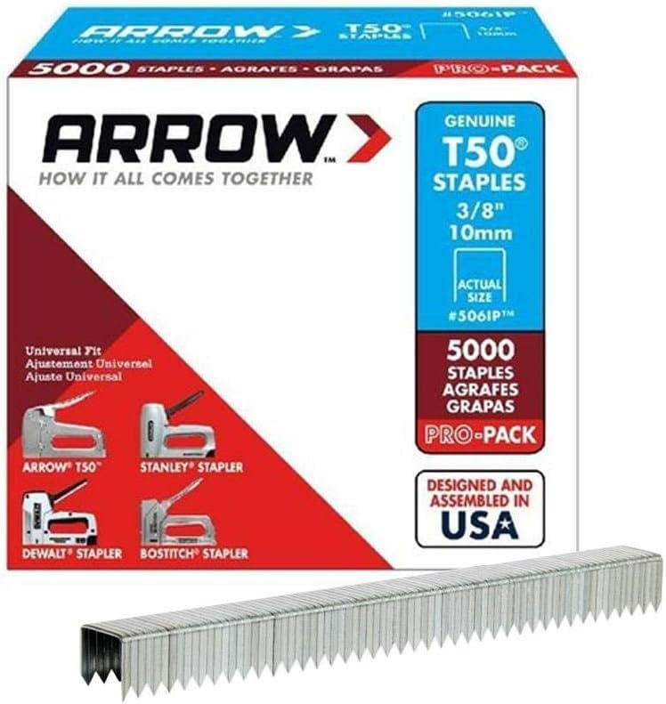 Staples T50 3/8' Pk5000
