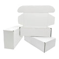 Small Shipping Corrugated Boxes 7x5x2 Inches 100 Pack Foldable Small Business Card Gift Box For Mailers and Craft