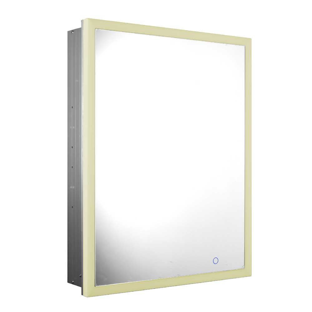 Whitehaus Whlun7055-Ir Medicinehaus Bathroom Medicine Cabinet, Aluminum