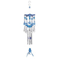 Summerfield Terrace 10018837 Blue Hummingbird Wind Chimes, White