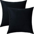 Artaimee Grey Green Throw Pillow Covers 18X18 Pack Of 2 Velvet Sofa Bed Couch Cushion Case 45X45