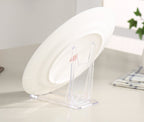 Artliving Two Part Adjustable Clear Acrylic Plastic Display Stand Easel (Set Of 6)