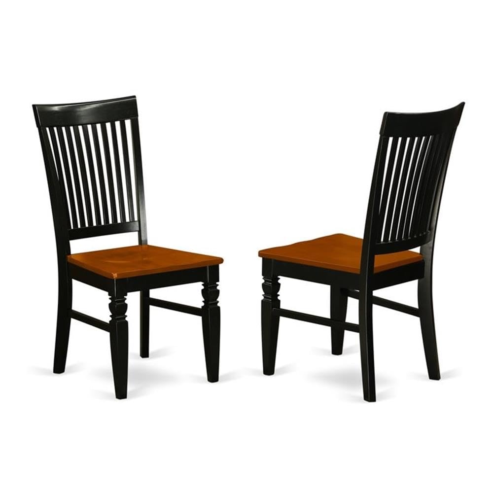 East West Furniture Lgwe9-Bch-W 9 Piece Modern Dining Table Set Includes A Rectangle Wooden Table With Butterfly Leaf And 8 Dining Chairs, 42X84 Inch, Black & Cherry