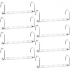 Meetu Space Saving Hangers Metal Clothes Hangers 6X2 Slots Magic Hanger Cascading Hanger Updated Hook Design Closet Organizer Ha