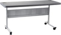 NPS 24 x 60 Flip-N-Store Training Table, Charcoal Slate