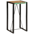 Vidaxl Bar Table 23.6X21.7X43.3 Solid Wood Reclaimed