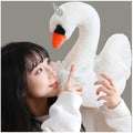 ELAINREN Cuddly White Swan Stuffed Goose Toy GIfts/14