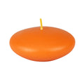 Zest Candle 12-Piece Floating Candles, 3-Inch, Orange