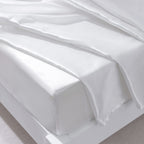 Golal Satin Sheets King Size - 4 Pieces Luxury Silky Soft Bed Sheets, Wrinkle-Free White Satin Silk Sheet Set With 1 Deep Pocket Fitted Sheet, 1 Flat Sheet, 2 Pillow Cases