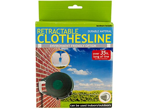 Indoor Outdoor Retractable Clothesline - Pack of 4