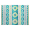 Phoenix Ph3 Blue Southwestern Rug Rectangle 9' X 12'