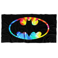 LOGOVISION Batman Tie Dye Batman Logo Officially Licensed Beach Towel 30 X 60