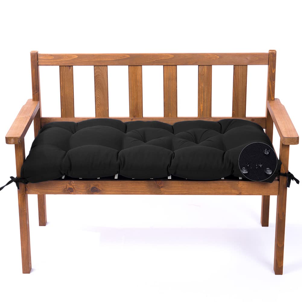 Viewstar Outdoor Bench Cushion, Waterproof Swing Cushion Bench Seat Cushion, Swing Chair Replacement Seat Pads Cushion Pillow Fo