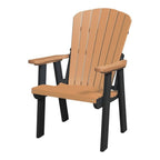 American Furniture Classics 511CBK Fan Back Chair, Cedar and Black