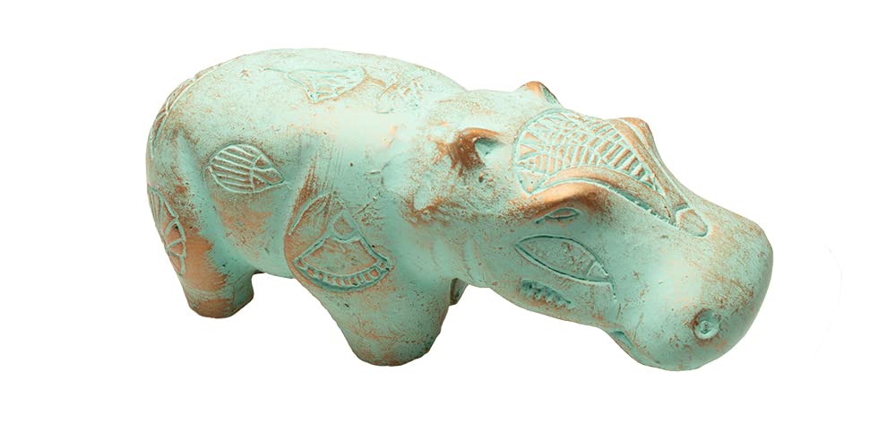 Discoveries Egyptian Imports Authentic Statue - Patina Finish - Hippo Goddess Taweret - 5.5 - Made in Egypt
