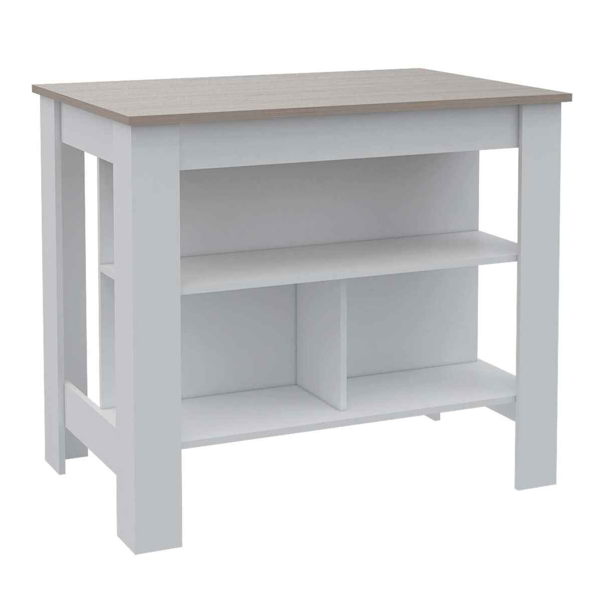 Tuhome Cala Kitchen Island Engineered Wood Kitchen Islands In Multicolor
