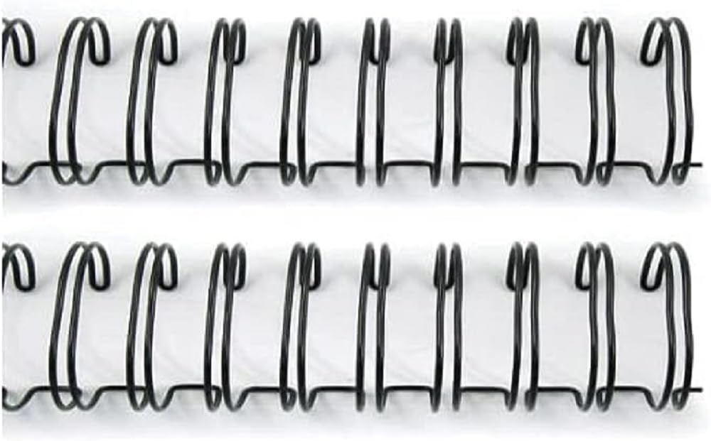 We R Memory Keepers Cinch Book Binding Wire (0.625-Inch, Black (2 Pack))