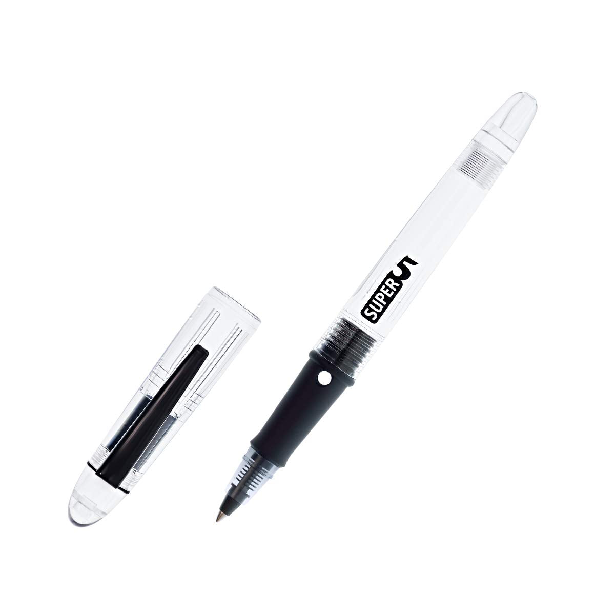 Super5 Pens & Inks Germany Roller Ball, 0.7Mm, Transparent