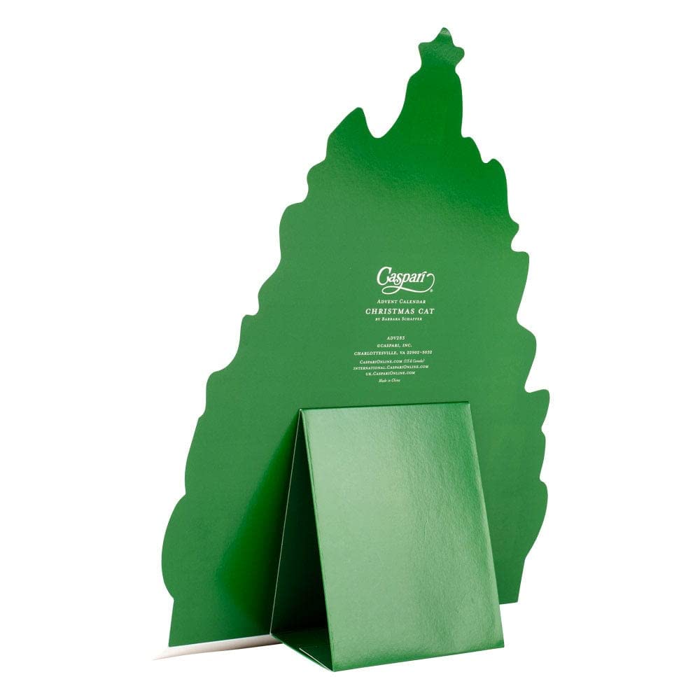 Caspari Christmas Cat Advent Calendar - 1 Each