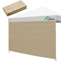 Acepic Instant Canopy Tent Sidewalls For 10X10 Ft Pop Up Canopy, 210D Polyester 100% Waterproof And 99% Uv Protection, Kahki(1Pc