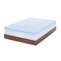 Lucid 3 Inch Mattress Topper Twin - Gel Infused Memory Foam - Memory Foam Mattress Topper Twin - Ventilated Design - CertiPur Ce