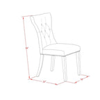 East West Furniture Amfo5-Bch-01 5 Piece Kitchen Table & Chairs Set Includes A Round Dining Room Table With Pedestal And 4 Cream Linen Fabric Parsons Dinette Chairs, 36X36 Inch, Black & Cherry