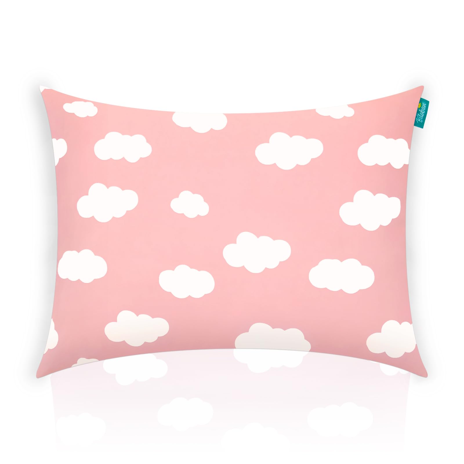 Baby Pillow For Girl Pink, Kid Toddle Pillow 14' X 19' For Small Kids Travel Toddler Bed Soft & Skin-Friendly Baby Toddler Pil