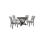 Best Master Furniture 5 Piece Dining Table Set Gray