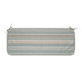 Outdoor Bench Cushion Cover 54 X18 X 3 Inch,Waterproof Cover With Zipper&Ties,Fade-Resistant Slipcover,Patio Porch Swing Cushion