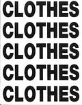 Tag-A-Room Box Content Moving Label (Clothes)
