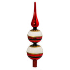 Kurt Adler Glass Nutcracker Treetop, 13-Inch