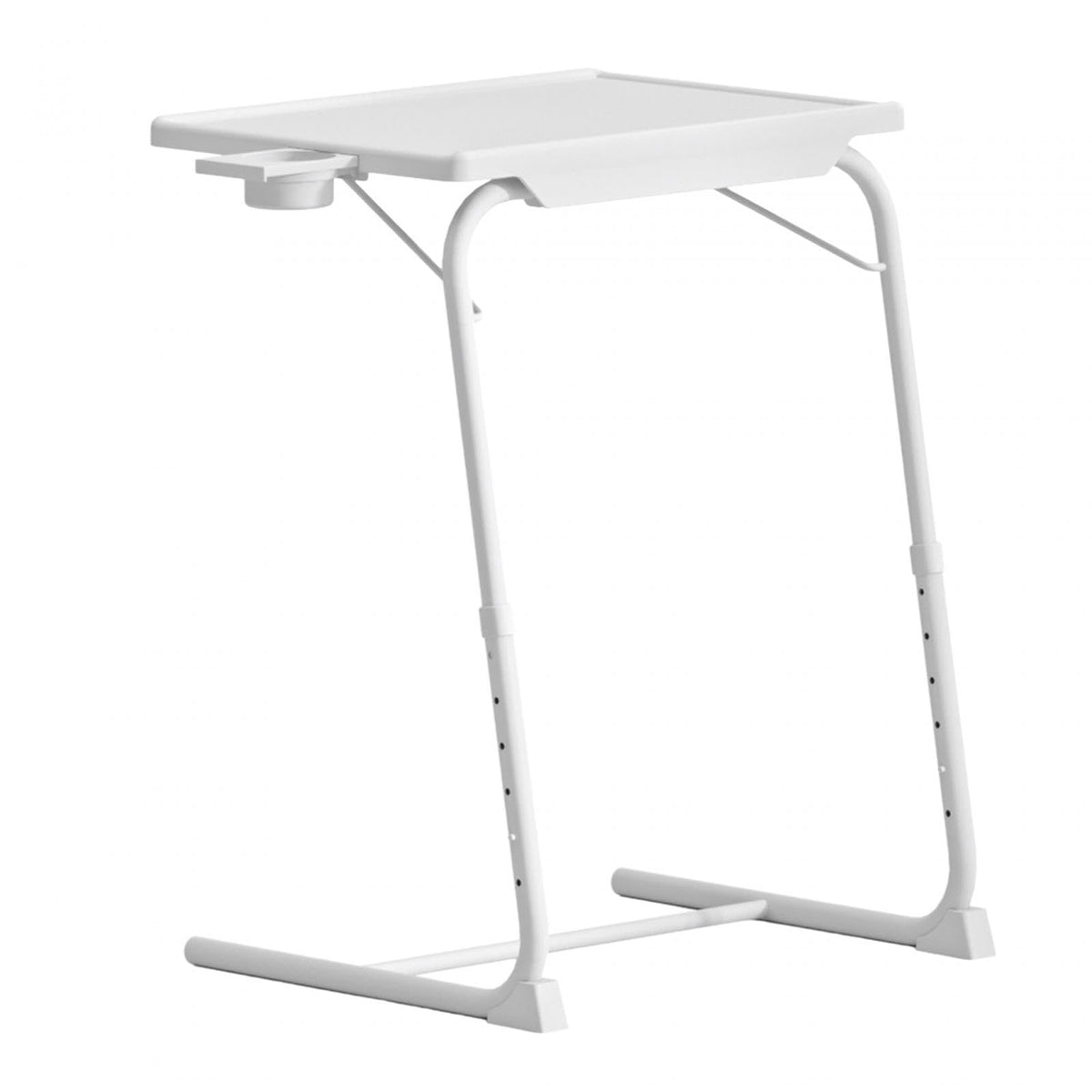 Merishopp Tv Tray Table 3 Tilt Angle Adjustments Folding Computer Desk For Sofa Office White|Home & Garden|Furniture|Tables