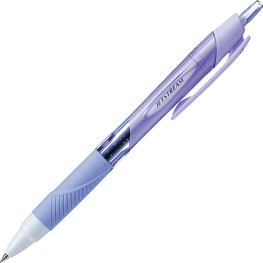 Uni Jetstream Standard Ballpoint Pen - 0.38 Mm - Black Ink - Lavender Body