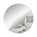 DARENYI 7.87 Round Wall Mirror Tile, Self Adhesive Non Glass Mirror Sticker Acrylic Mirror Disc High Clear Wall Mirror Circle Mi