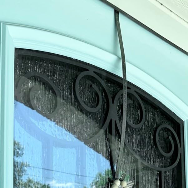 Premium Holly Embossed Highprofile Wreath Hanger - Pewter Holly