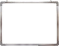 Eclet Alloy Steel, Aluminium Non Magnetic 1 X1.5 Feet Double Sided White Board And Chalk Board Front Side Whiteboard Marker Surf